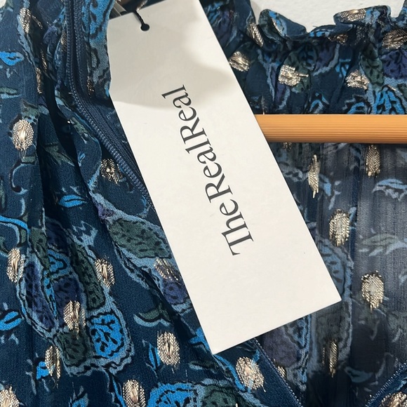 SEA New York Floral Georgette High Neck Maxi Dress, Size 2 - Picture 13 of 16